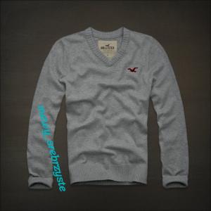 Hollister_____Mission Beach_V-neck sweater_Grey_M