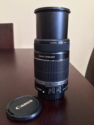 Obiektyw Canon EF-S 55-250 mm f/4-5.6 IS IDEALNY *