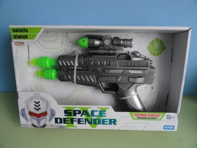 Pistolet space defender NOWY broń laserowa 