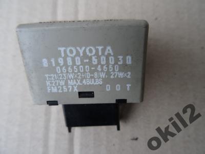 Toyota Rav4 D4D 04' Przekaźnik 81980-50030 - 5933251845 - Oficjalne Archiwum Allegro