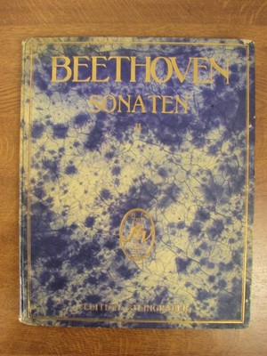 BEETHOVEN SONATEN II FUR PIANOFORTE NUTY