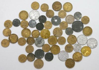 5407. Zestaw drobnych monet MIX (głównie Niemcy)