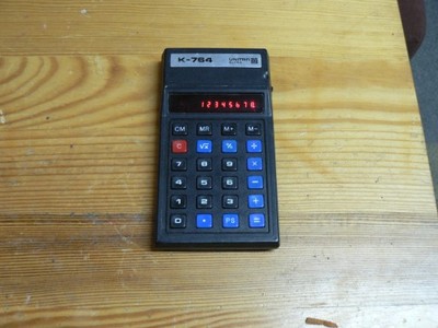 kalkulator unitra k 764 ładny sprawny
