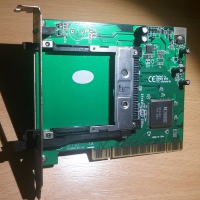 Karta konwerter PCMCIA na PCI Chipset ROCOH R5C485