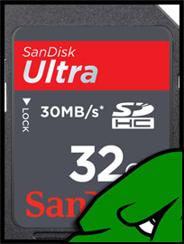 SanDisk Ultra SDHC class10 32GB 30 MB/s