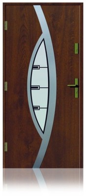 Drzwi zewnętrzne wejściowe MIKEA LACERO duży RABAT
