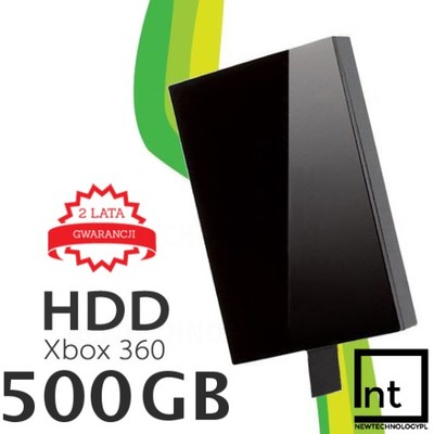 DYSK TWARDY HDD 500GB do XBOX 360 SLIM X360 NOWY