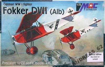 Fokker D-VII (Albatros) with Lozenge - MAC