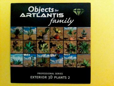 ARTLANTIS Objects - Exterior 3D Plants 2 - CD Dysk