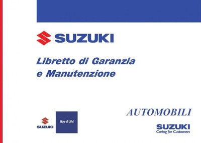 Suzuki Oryginalna Włoska Książka Serwisowa