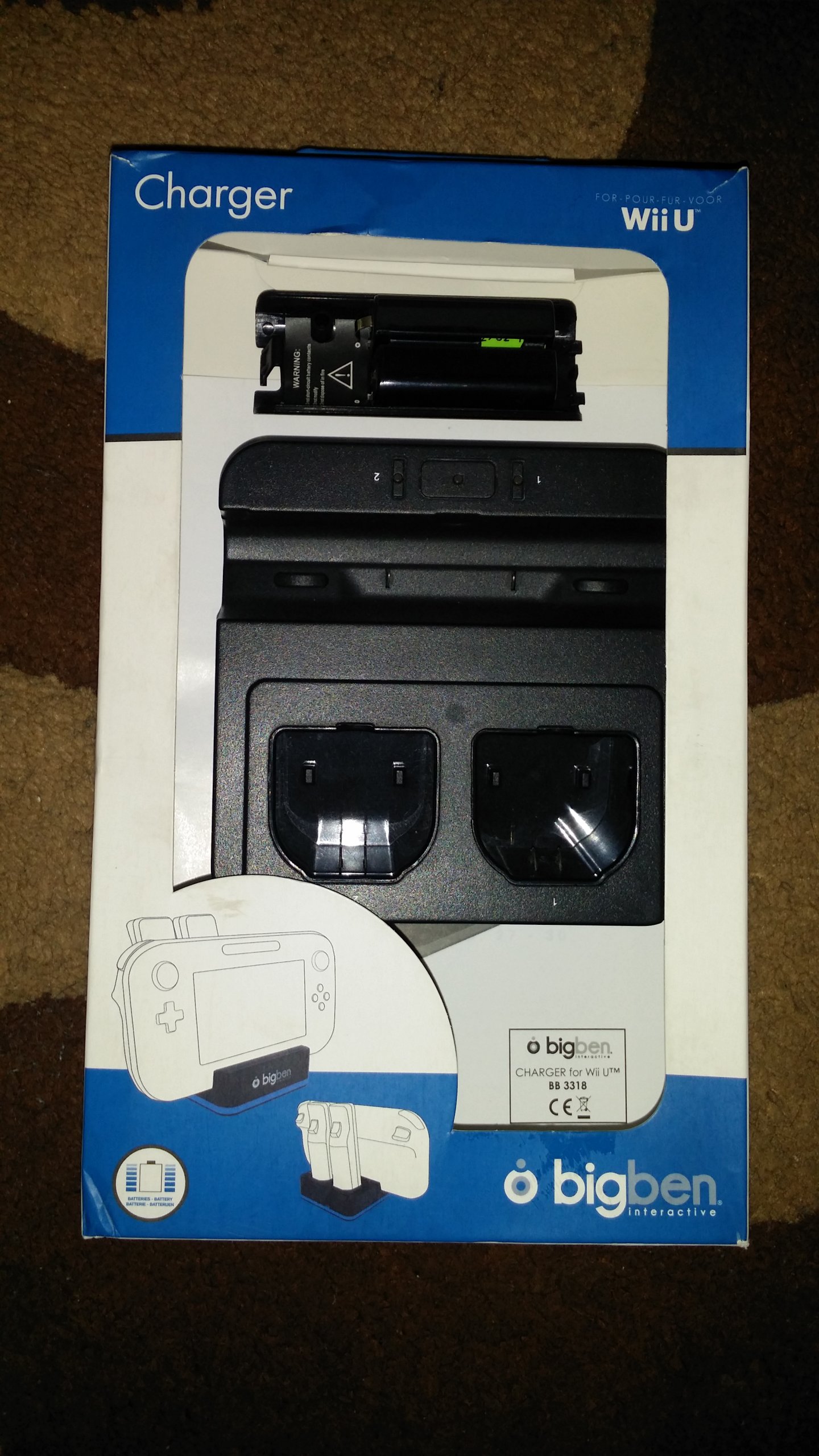 Ładowarka Big Ben Wii U Charger (Wii Remote)