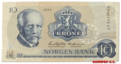 6.Norwegia, 10 Koron 1975, P.36.b, St.2