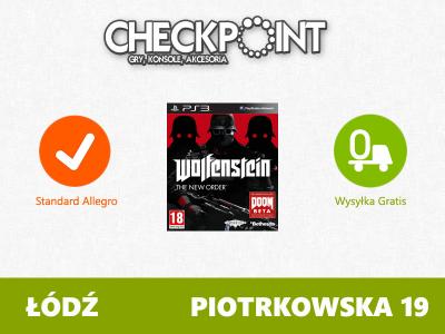 WOLFENSTEIN THE NEW ORDER PS3 @ CHECKPOINT ŁÓDŹ