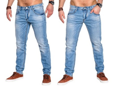 Hit nowe spodnie męskie jeansy OMBRE P482 jeans 34