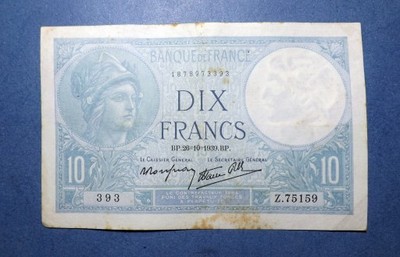 5 FRANKÓW 1939  FRANCJA
