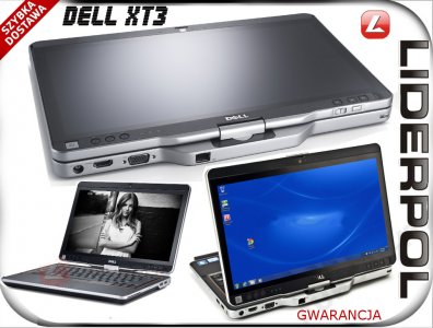 Dell XT3 LAPTOP TABLET i5 128SSD KAM 3G DOTYK WIN7