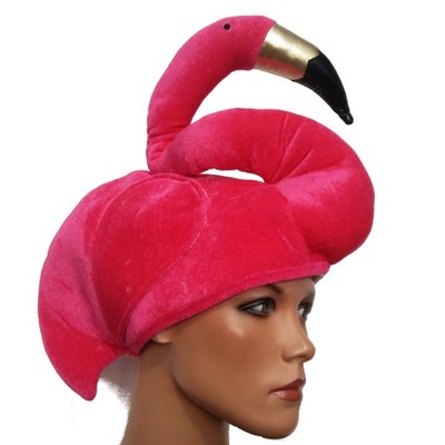 kostium strój czapka Flaming różowy ptak - 6998306350 - oficjalne archiwum  Allegro