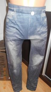 Spodnie getry imitacja jeansu 38M leginsy