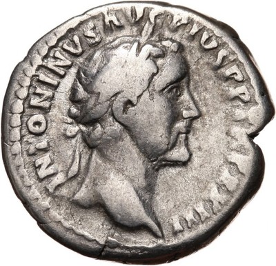 Antoniusz Pius 138-161, denar 160-161, Rzym
