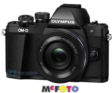 Olympus OM-D E-M10 II  14-42 II R Czarny Nowy Gwar
