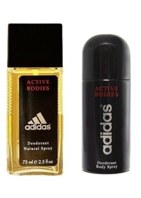 Adidas Active Bodies Dezodorant 75ml +deo 150ml - 6858337568 - oficjalne  archiwum Allegro