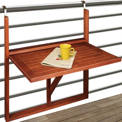 Stół stolik na balkon taras składany drewniany FV - 6746846655 - oficjalne  archiwum Allegro