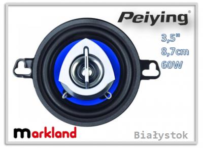 Głośniki samochodowe PEIYING PY-AQ352C  8,7cm 60W