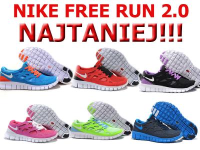 Promocja!!! Buty Nike Free Run 2.0 2 ROSHE MIX KOL - 4691838735 - oficjalne  archiwum Allegro