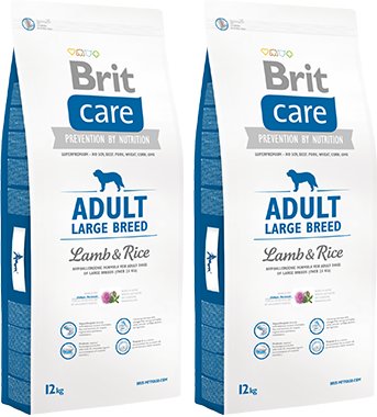 Nowy Brit Care Adult Large Lamb Rice 2X12kg KURIER
