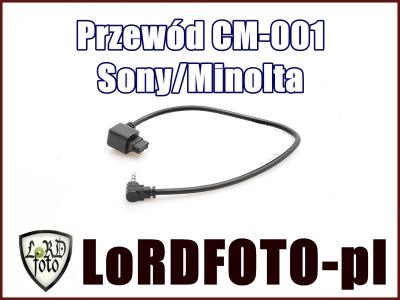 Przewód CM-001 Sony Alpha/Minolta 3-pin jack 2,5mm