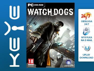 GRA PC Watch_Dogs PL Uplay Cd-Key/Klucz Watch Dogs