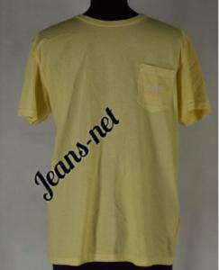 T-shirt Męski Lee Żółty z Kieszonką rozmiar M