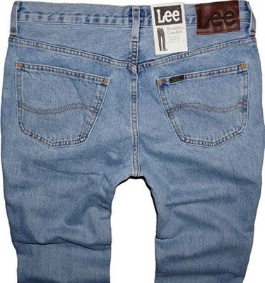 jeansy LEE BROOKLYN regular fit grube W38 L34