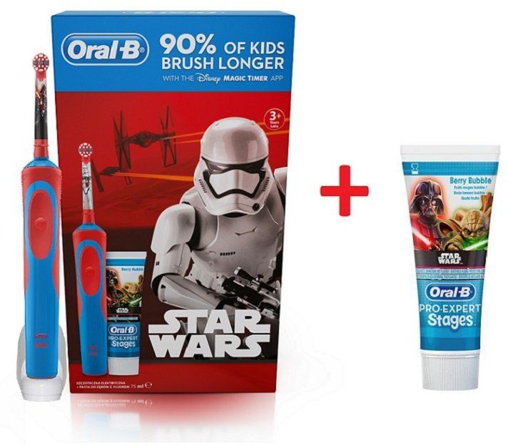 Szczoteczka ORAL-B Kids Star Wars + Pasta