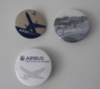 Przypinki Airbus