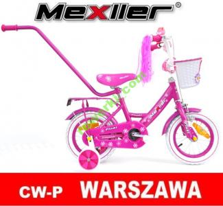 Rower 12 cali MEXLLER PINKI Girl 2015 + dodatki
