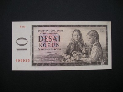 CSRS (Czechosłowacja) - 10 koron - 1960 stan ***