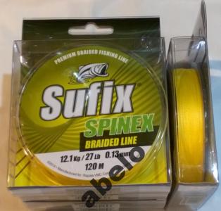 Sufix Spinex Braided Line 0,22/120m 19,90kg Yellow
