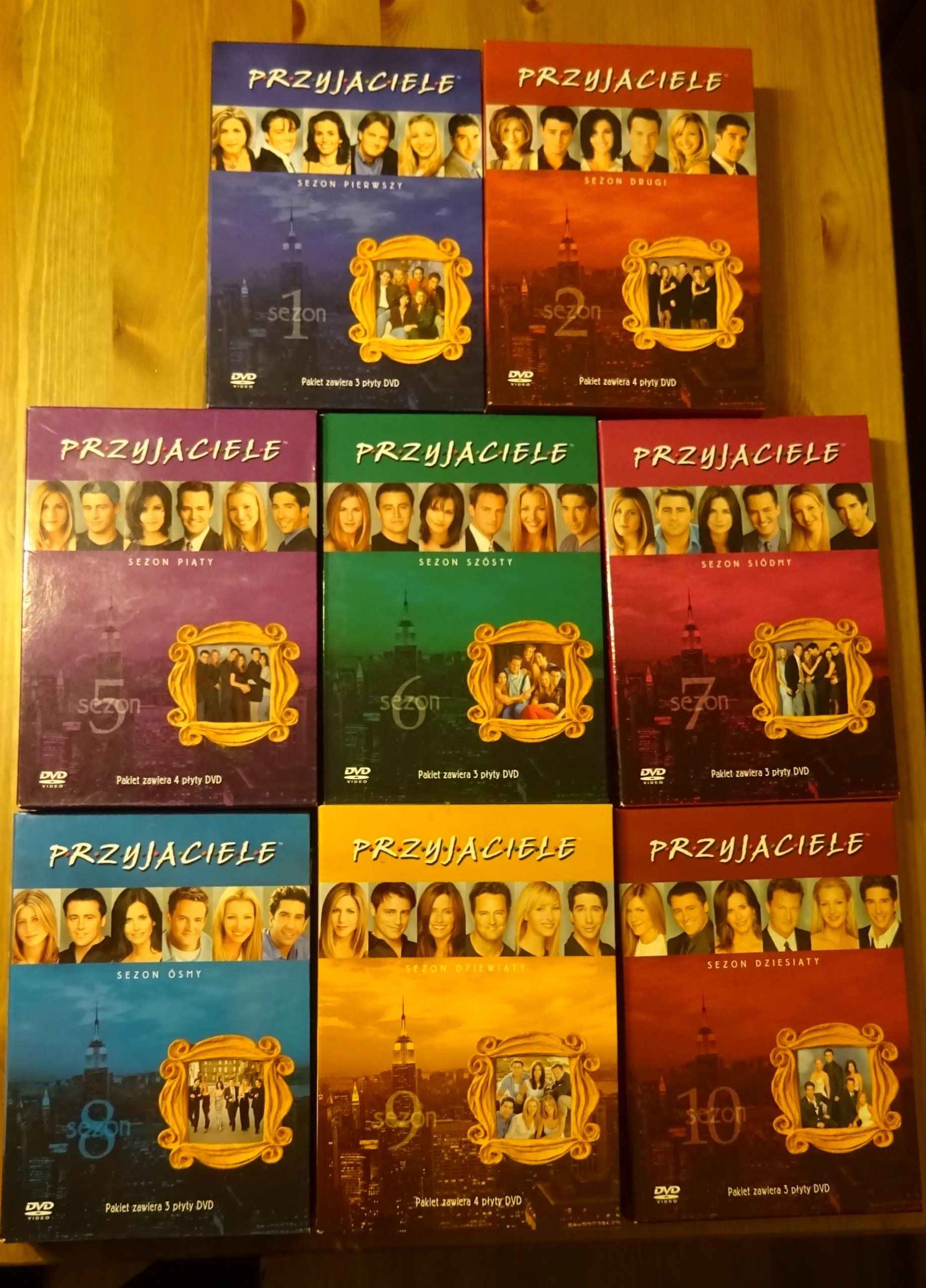 Przyjaciele / Friends serial DVD 8 sezonów wydanie
