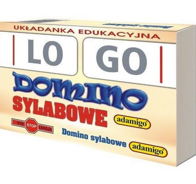 Domino sylabowe Logo - pomoc szkolna Adamigo
