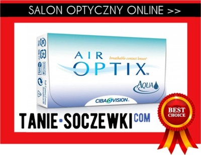 AIR OPTIX AQUA OPAK. 6szt. B.C 8.6 MOC: +1,25