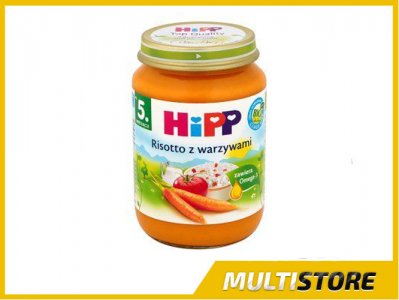 HiPP BIO Risotto z warzywami po 5. miesiącu 190g