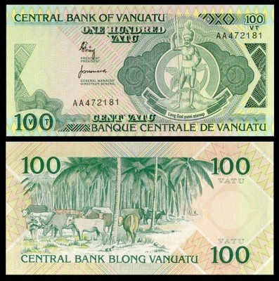 Vanuatu 100 vatu 1982r. P-1 UNC