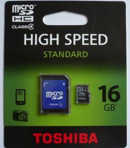 Karta pamięci MicroSD Toshiba 16GB ! SUPER CENA !