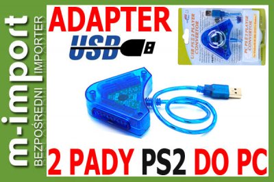 PRZEJŚCIÓWKA NA USB z PSX do PC/ PS3 DO 2 PADÓW