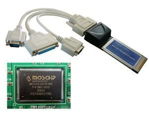Karta adapter PCMCIA LPT Parallel + 2 x RS232 COM