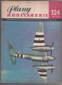 PLANY MODELARSKIE 124 - MOSQUITO FB MK VI