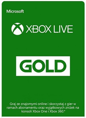 KOD XBOX ONE S 360 LIVE GOLD TRIAL 14 dni
