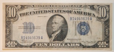 10 dolarów Północna Afryka B 1934
