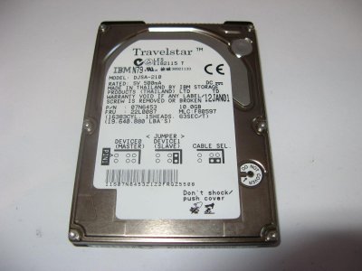 DYSK TWARDY IDE ATA 2.5'' IBM TRAVELSTAR 10GB ATA